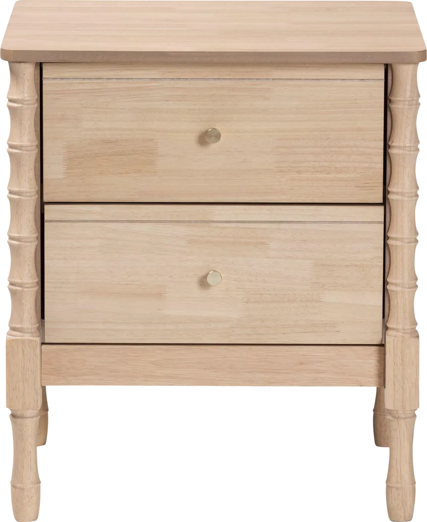 Niloya Light Brown Nightstand - Thumbnail - Image 5