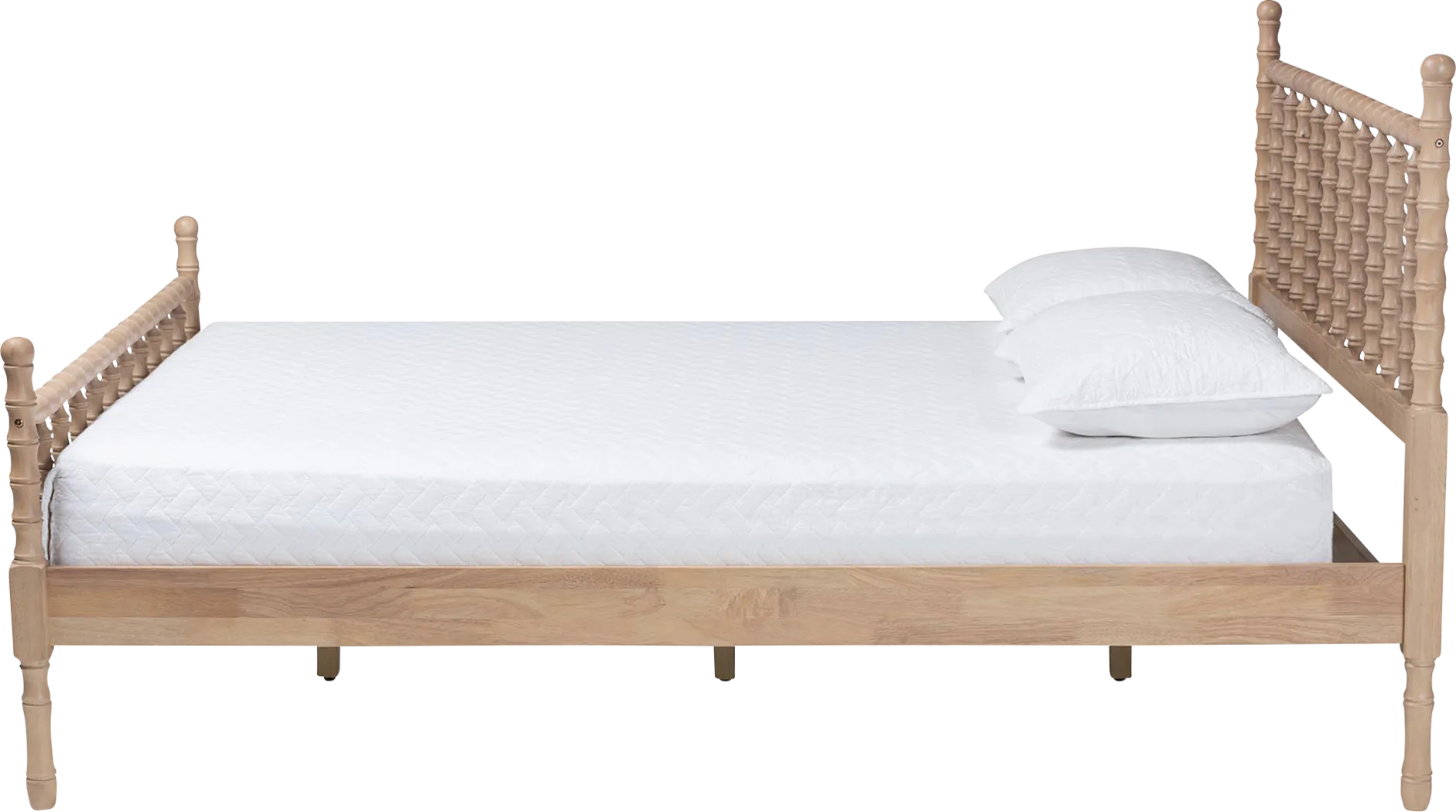 Niloya Light Brown Queen Bed - Thumbnail - Image 6