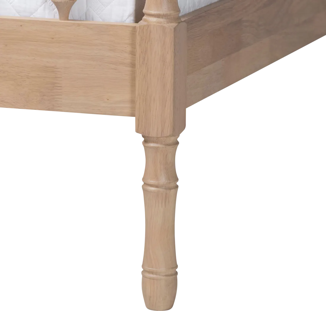 Niloya Light Brown Queen Bed - Thumbnail - Image 8