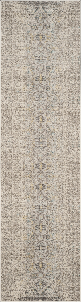 Nimah Gray 2'2 x 10' Rug - Thumbnail - Image 1