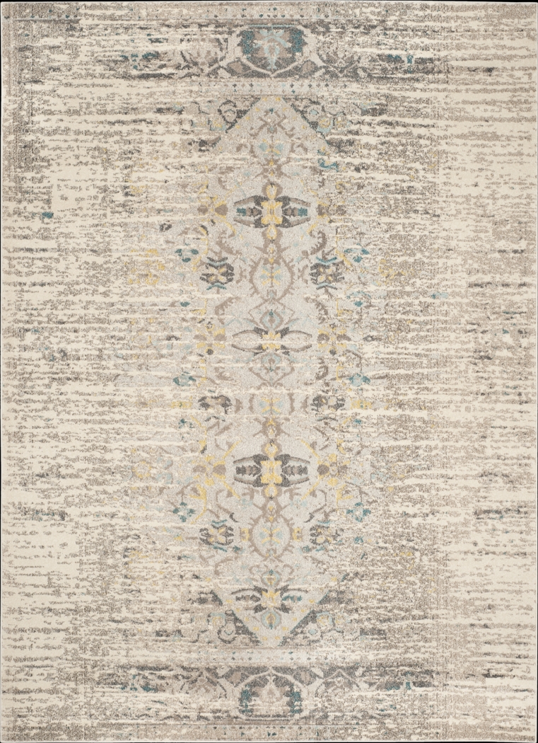 Nimah Gray 8' x 11' Rug - Thumbnail - Image 1