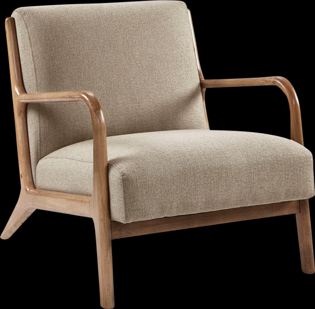 Nimblewill Beige Accent Chair - Thumbnail - Image 1