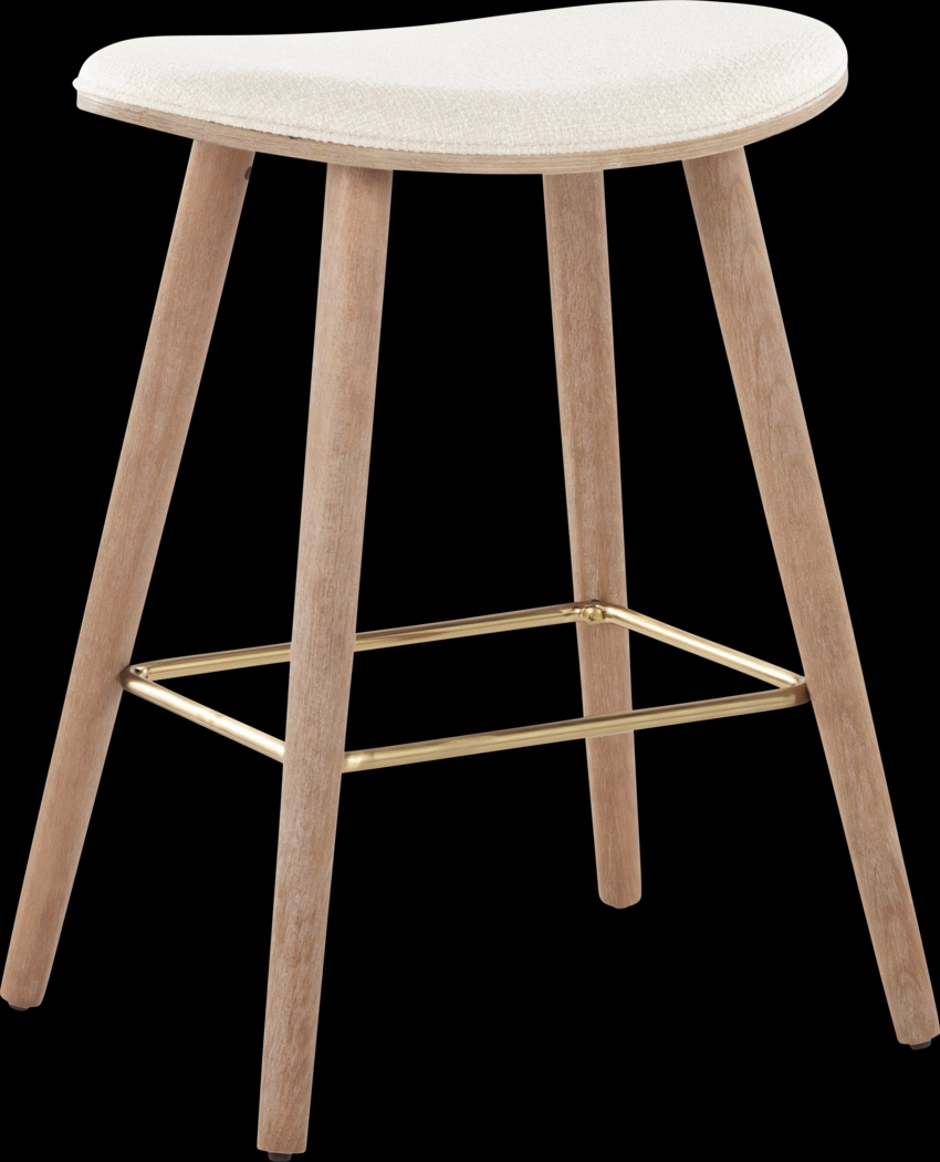 Nimblewill Beige Counter Height Stool, Set of 2 - Thumbnail - Image 7