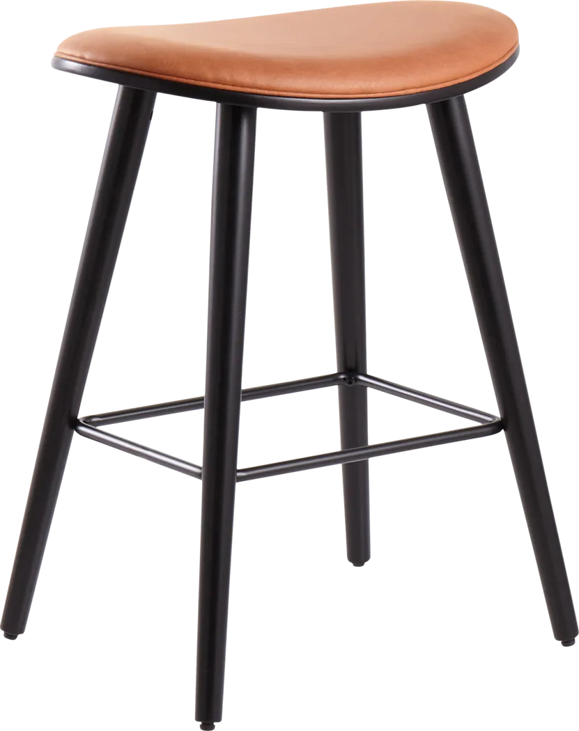 Nimblewill Camel Counter Height Stool, Set of 2 - Thumbnail - Image 2