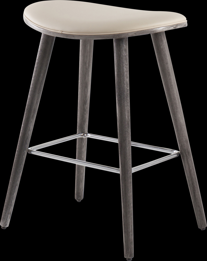 Nimblewill Cream Counter Height Stool, Set of 2 - Thumbnail - Image 4