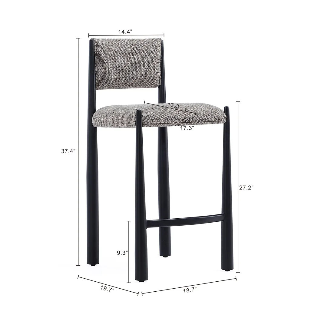 Ninti Brown Counter Stool - Thumbnail - Image 6