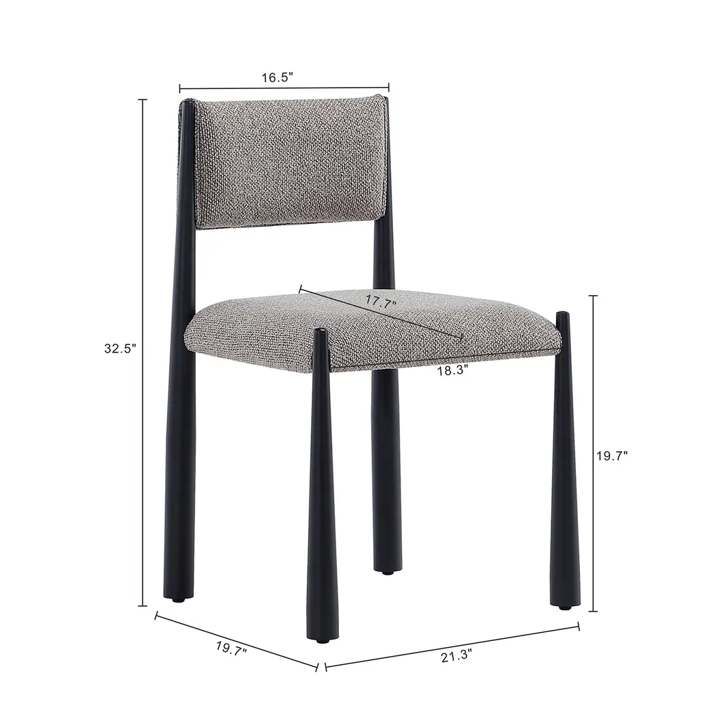 Ninti Brown Side Chair, Set of 2 - Thumbnail - Image 5