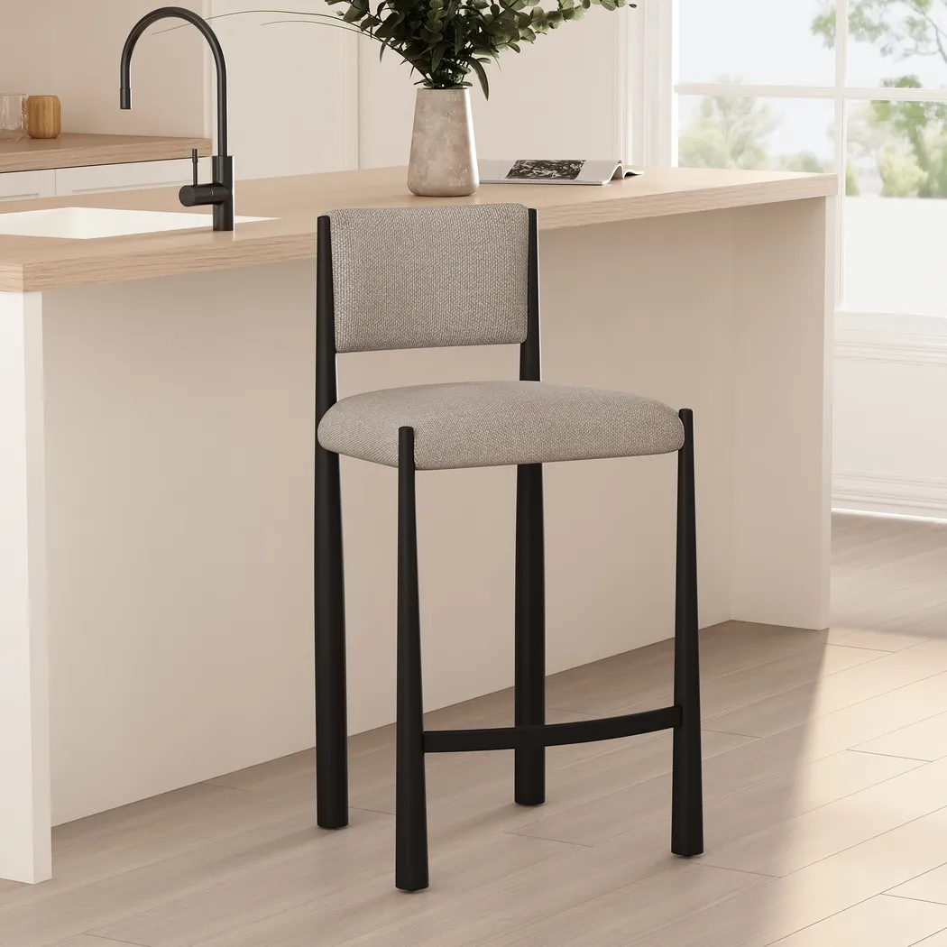 Ninti Champagne Counter Stool - Thumbnail - Image 2