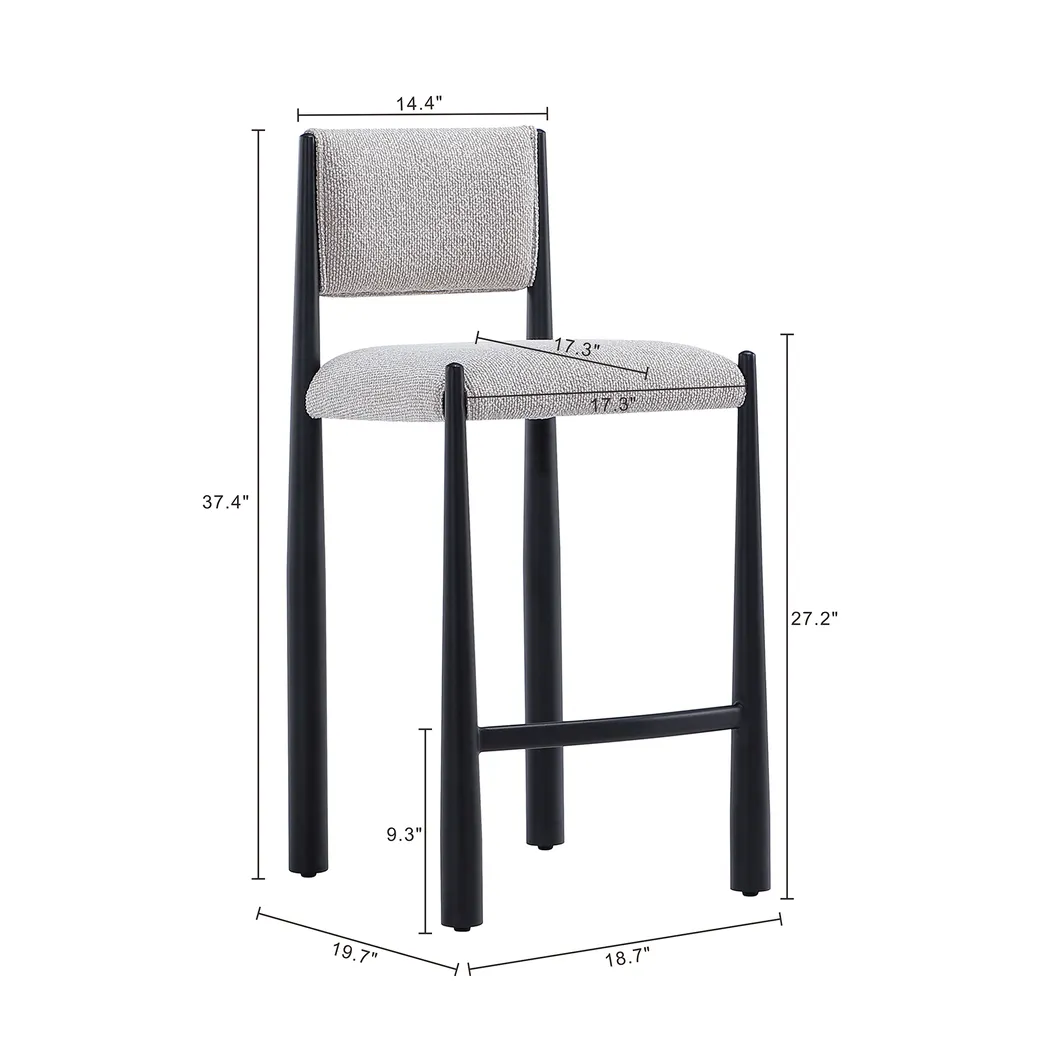 Ninti Champagne Counter Stool - Thumbnail - Image 6