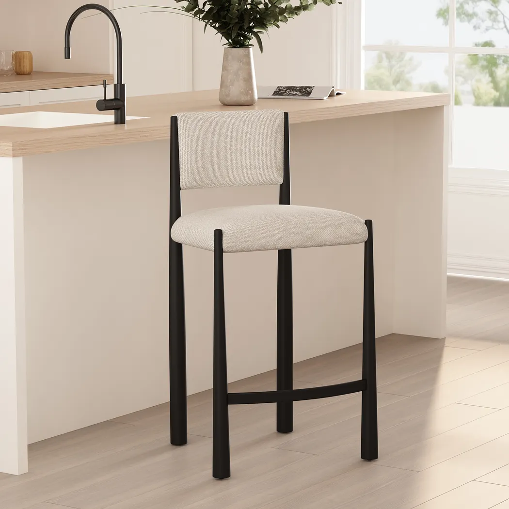 Ninti Cream Counter Stool - Thumbnail - Image 2