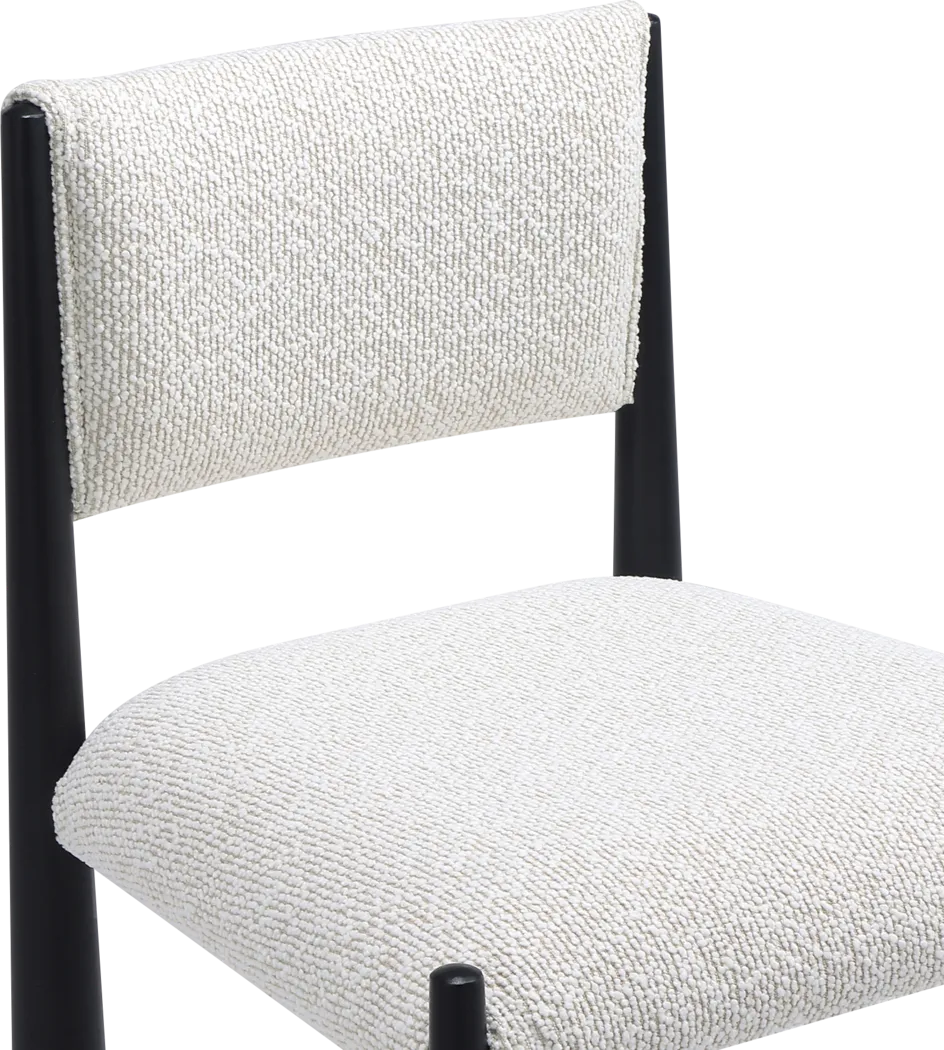 Ninti Cream Side Chair, Set of 2 - Thumbnail - Image 3