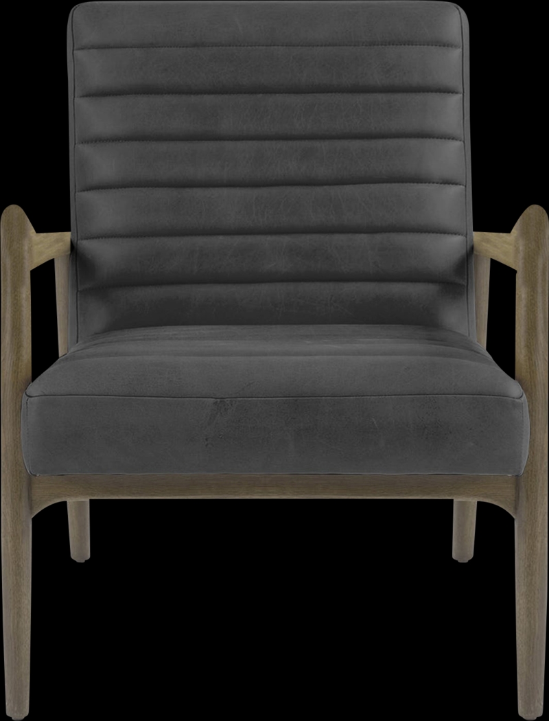 Nisates Black Accent Chair - Thumbnail - Image 1