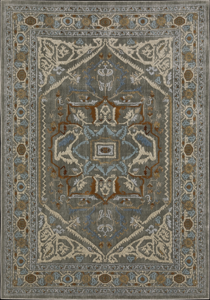 Nishem Gray 6'7 x 9'6 Rug - Thumbnail - Image 1