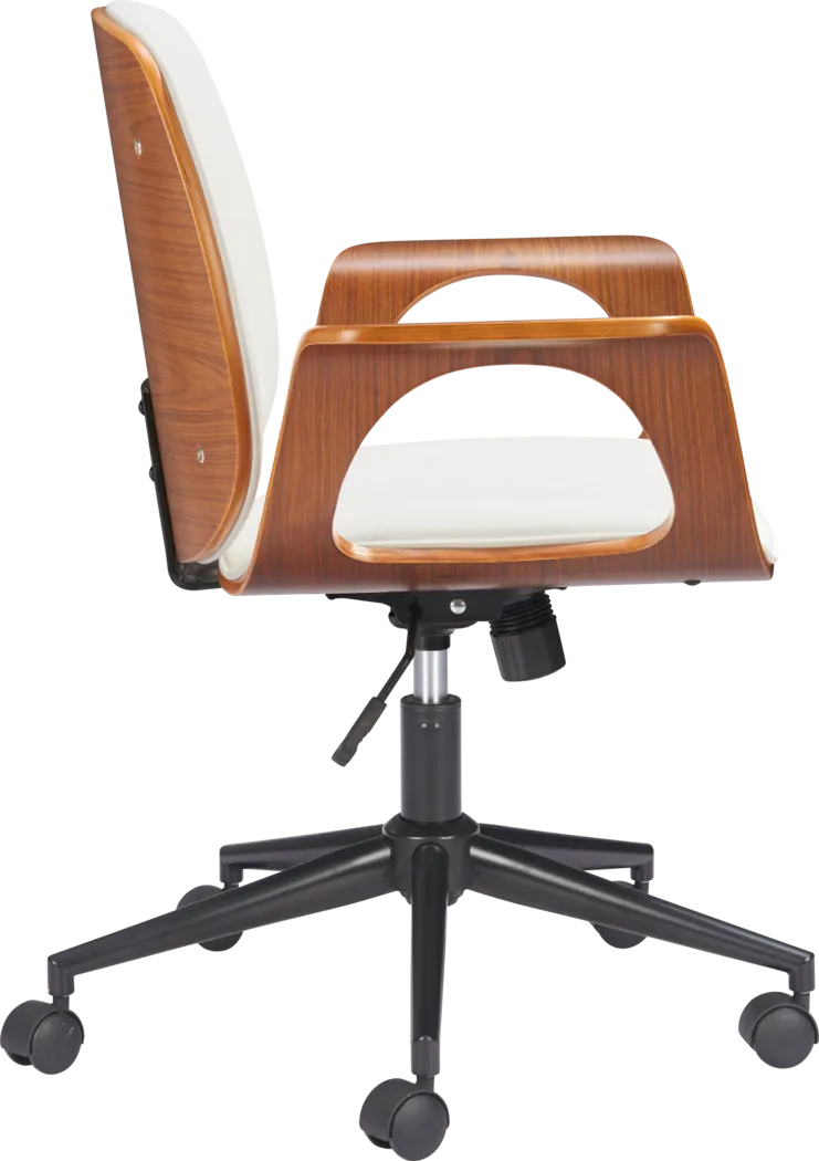 Nitida White Office Chair - Thumbnail - Image 4