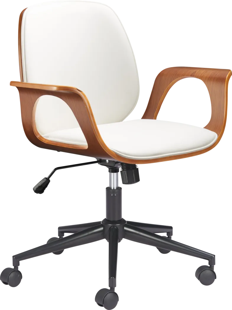 Nitida White Office Chair - Thumbnail - Image 1