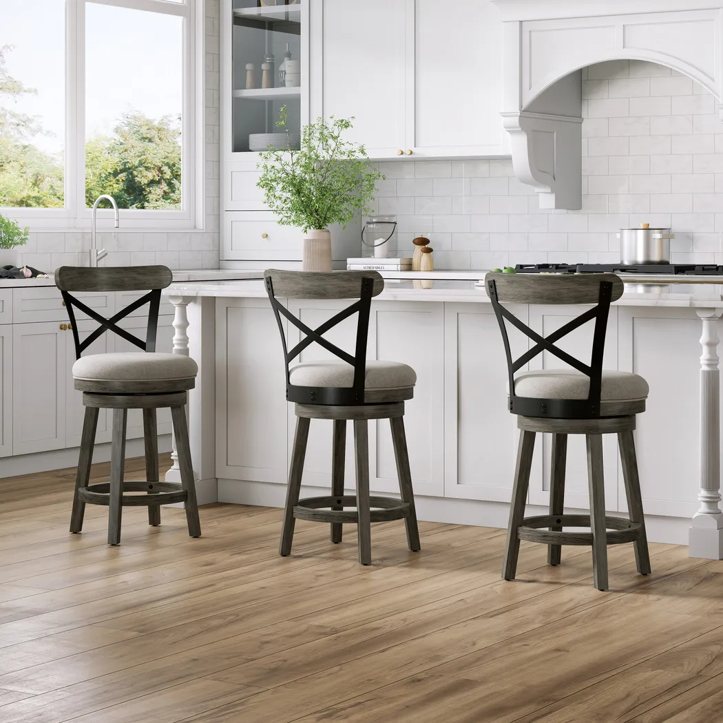 Nitin Gray Adjustable Stool - Thumbnail - Image 3