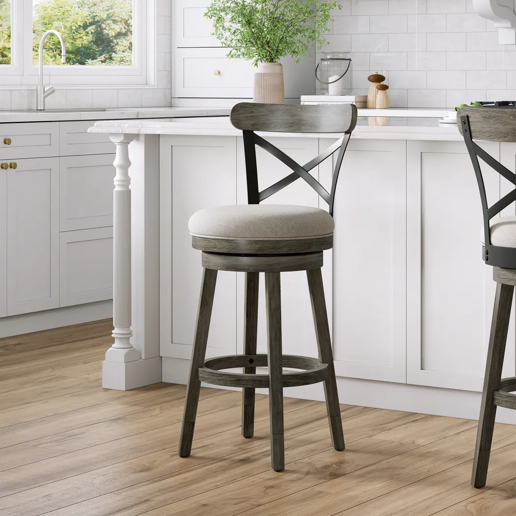 Nitin Gray Adjustable Stool - Thumbnail - Image 4