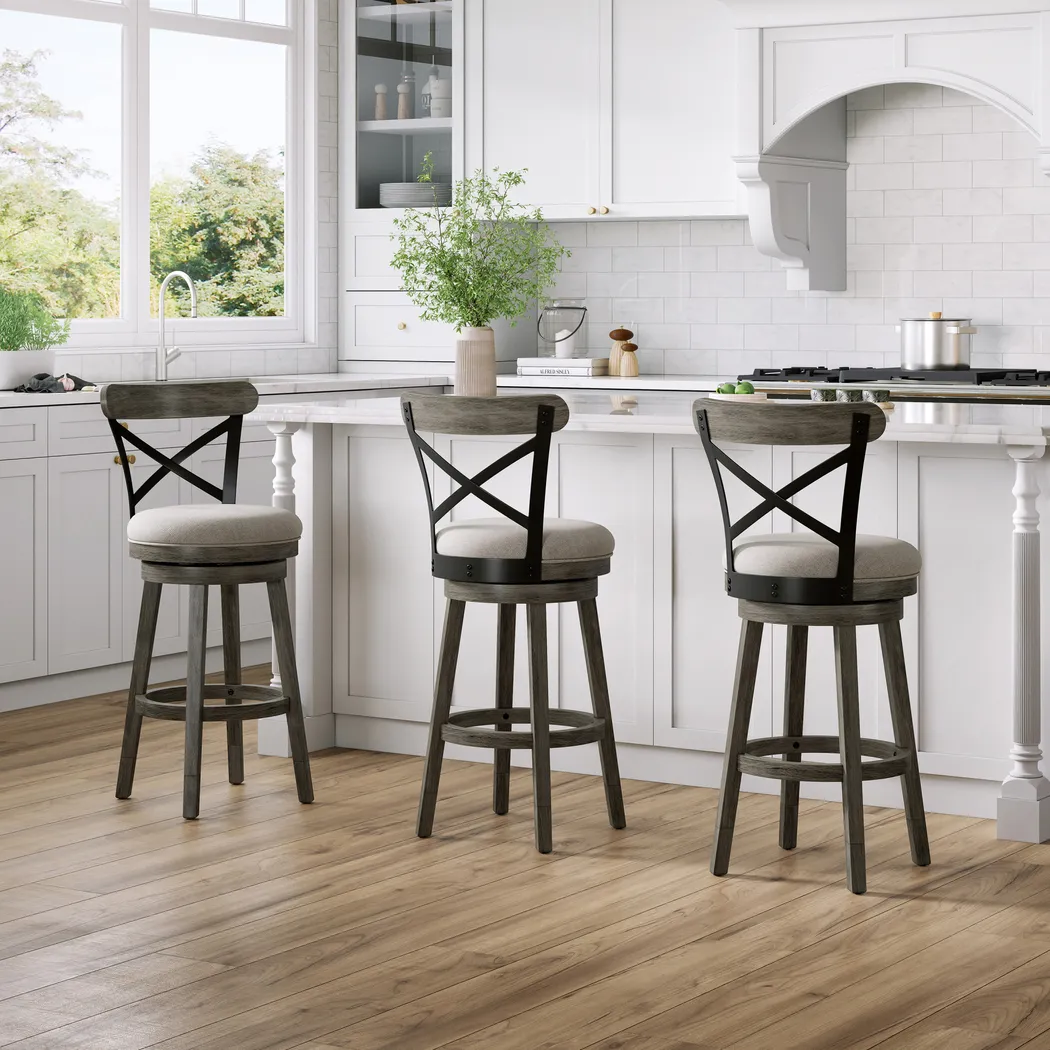 Nitin Gray Adjustable Stool - Thumbnail - Image 6