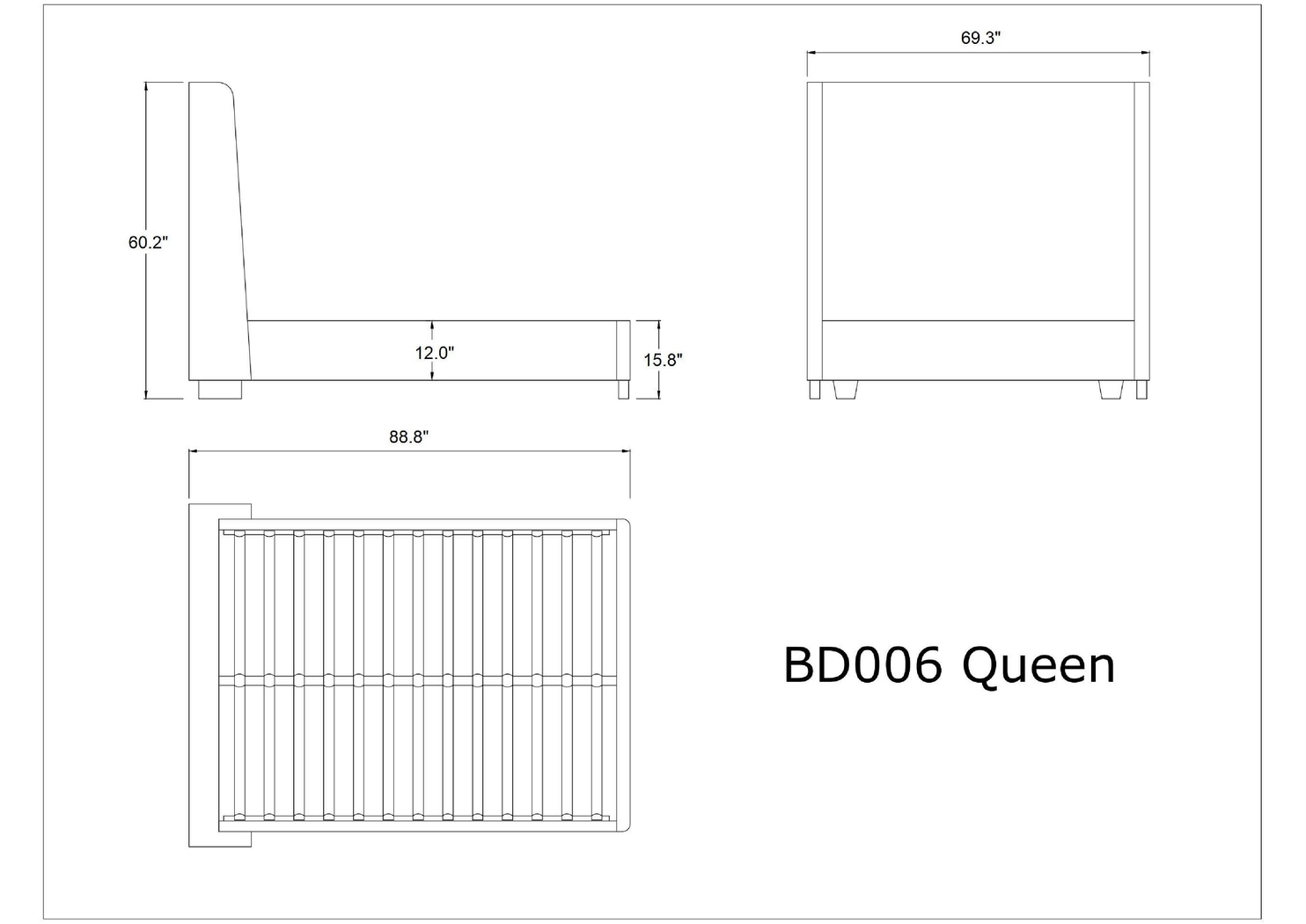 Niveo Blush Queen Bed - Thumbnail - Image 3
