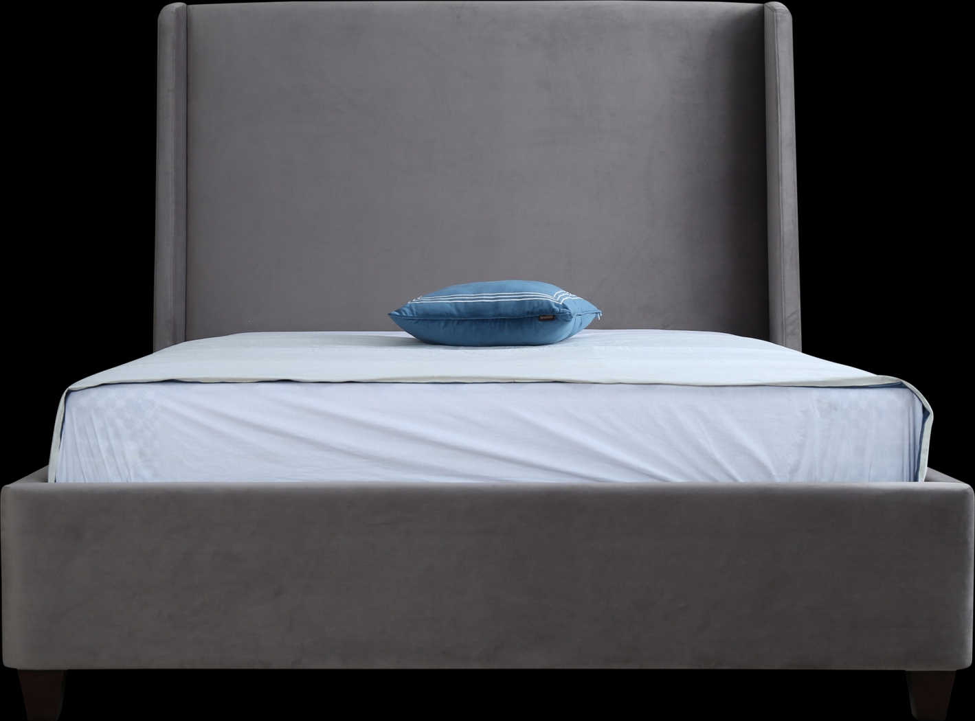 Niveo Gray Queen Bed - Thumbnail - Image 4