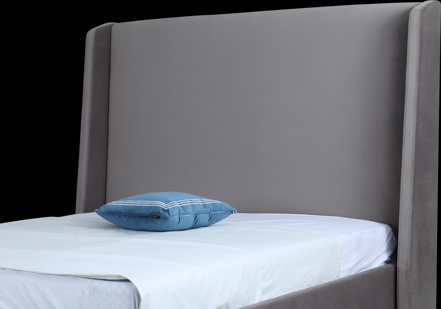 Niveo Gray Queen Bed - Thumbnail - Image 6