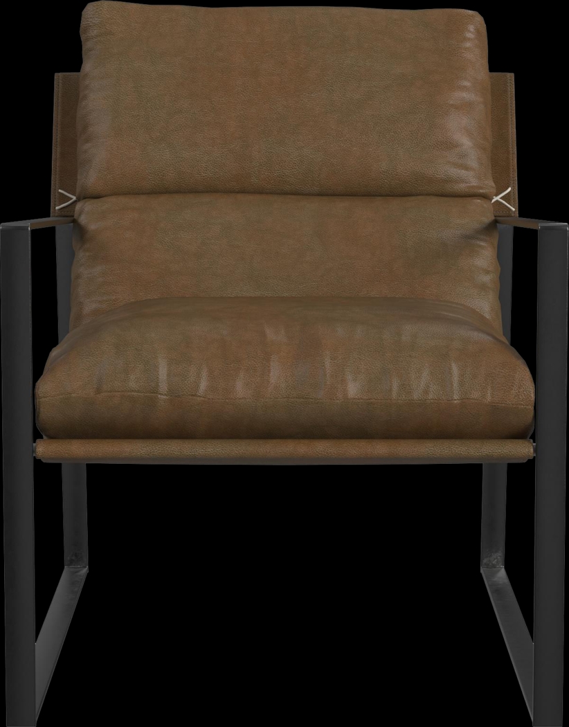 Nixa Brown Accent Chair - Thumbnail - Image 3
