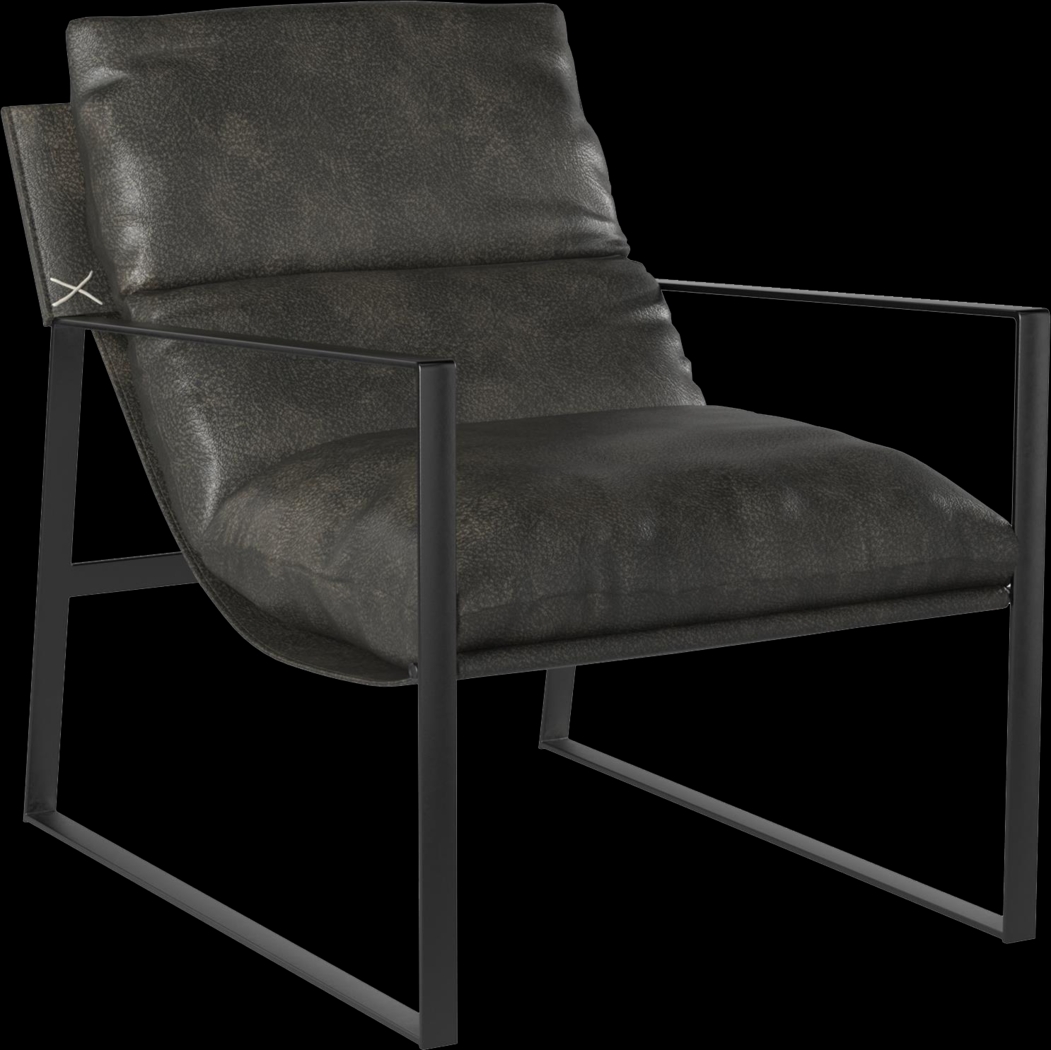 Nixa Espresso Accent Chair - Thumbnail - Image 1