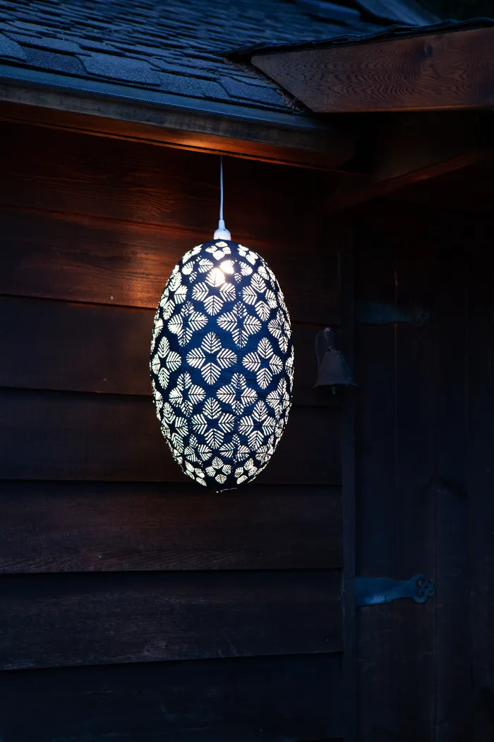 Niylha Moor Outdoor Blue Lantern - Thumbnail - Image 13