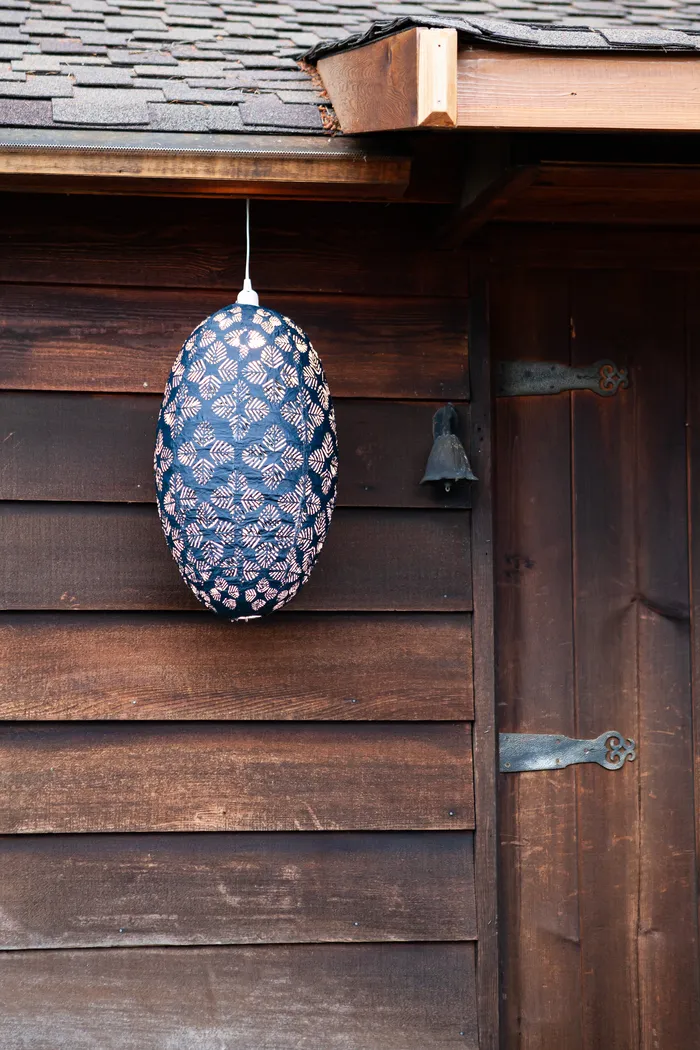 Niylha Moor Outdoor Blue Lantern - Thumbnail - Image 8