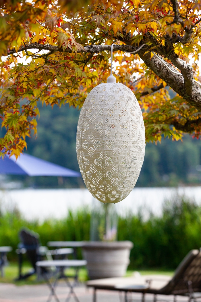 Niylha Moor Outdoor White Lantern - Thumbnail - Image 2