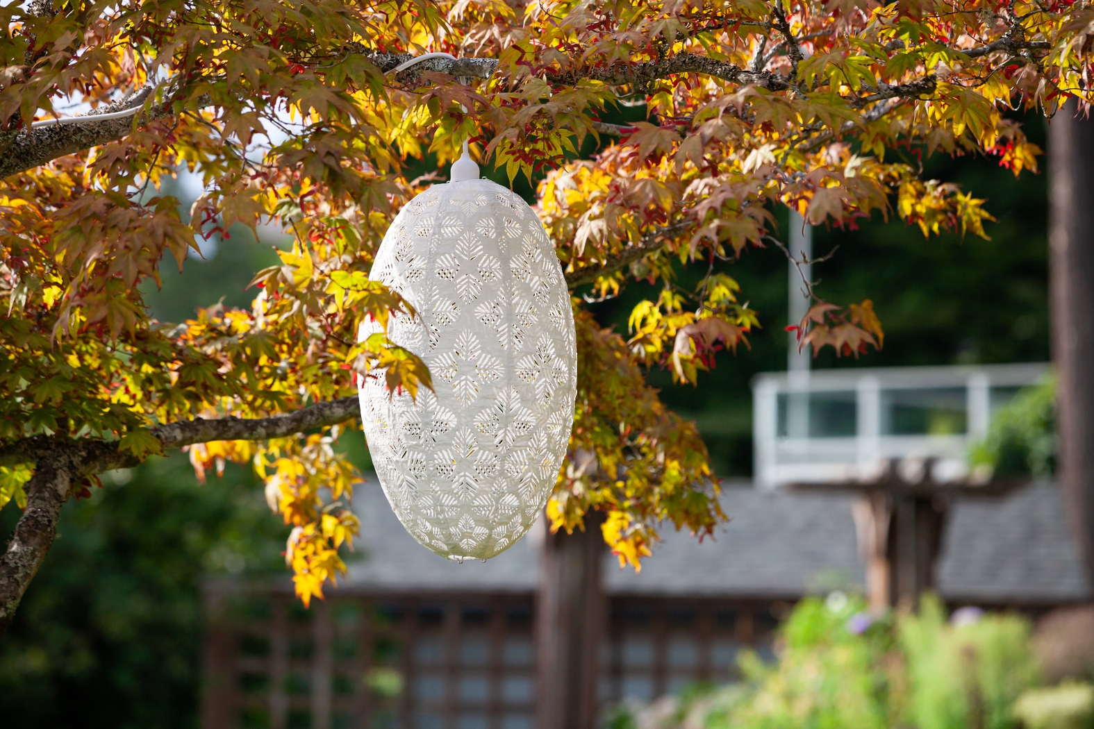 Niylha Moor Outdoor White Lantern - Thumbnail - Image 4