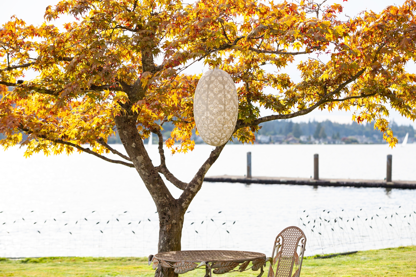 Niylha Moor Outdoor White Lantern - Thumbnail - Image 8