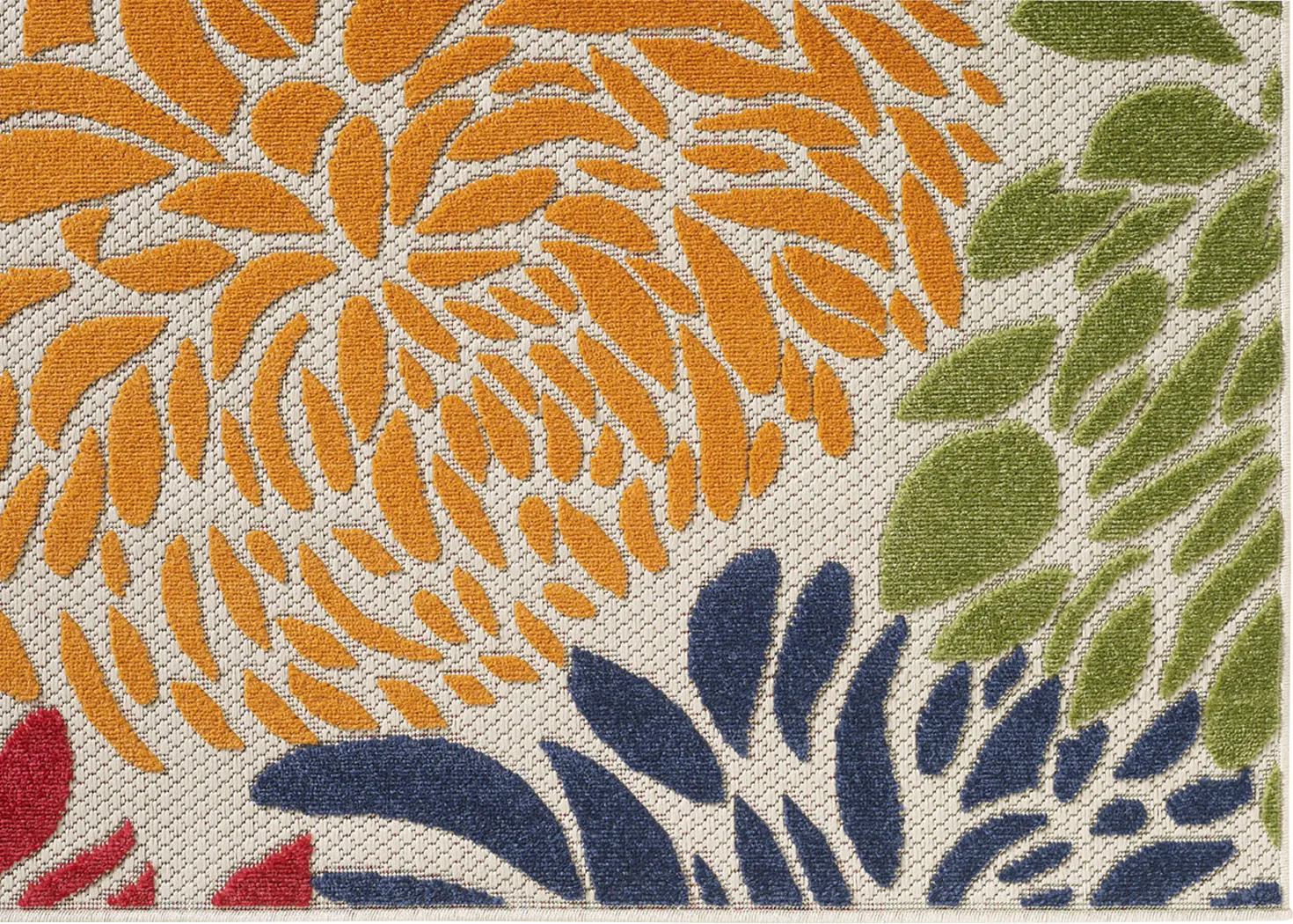 Nizsm Multi 2'2 x 7'6 Indoor/Outdoor Runner - Thumbnail - Image 6