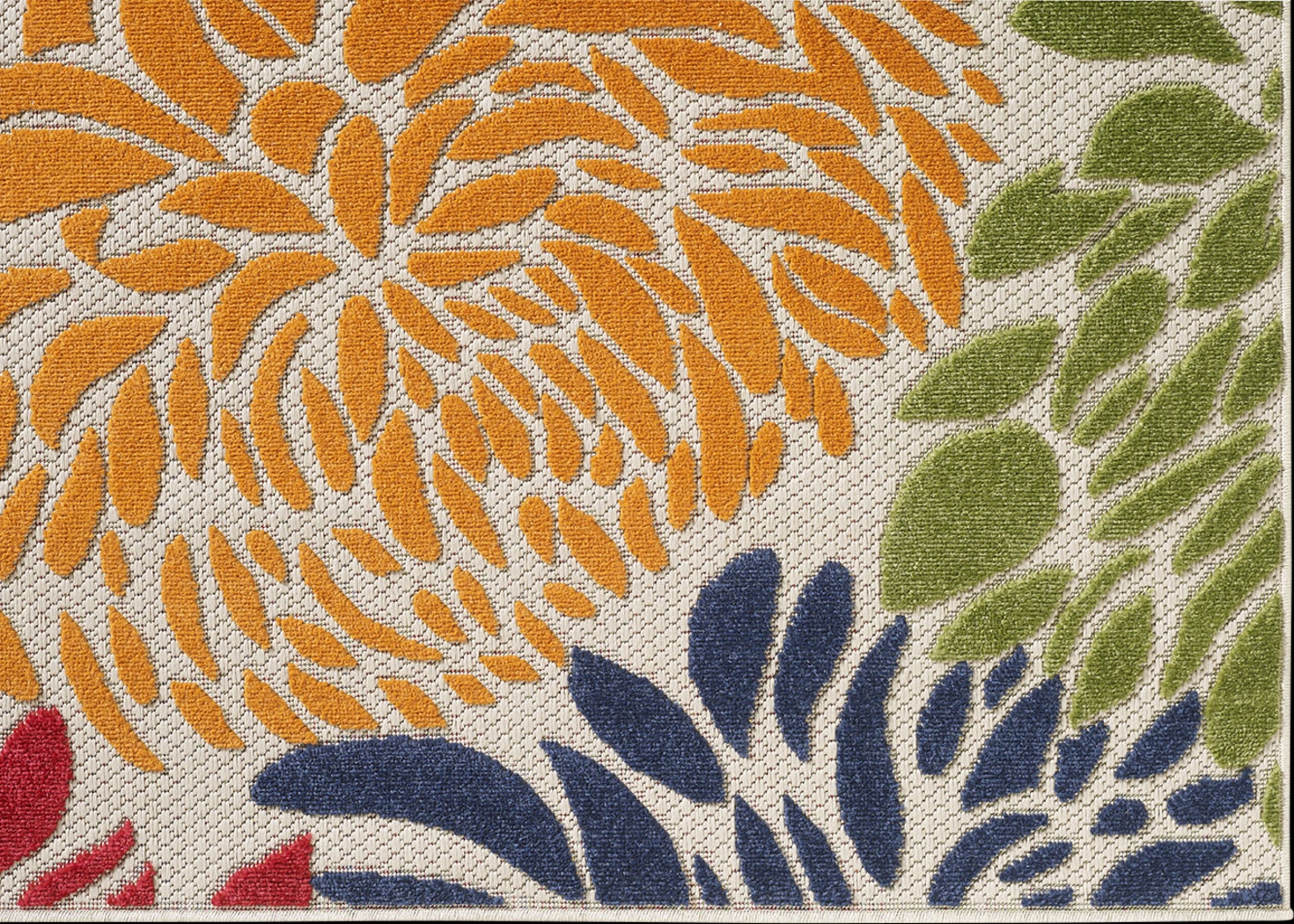 Nizsm Multi 5'3 x 7' Indoor/Outdoor Rug - Thumbnail - Image 6