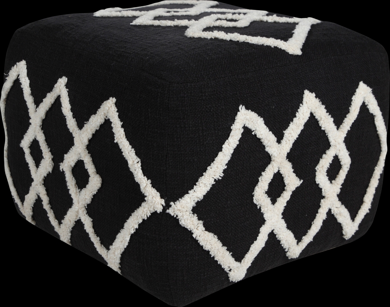 Njalia Black Pouf - Thumbnail - Image 5
