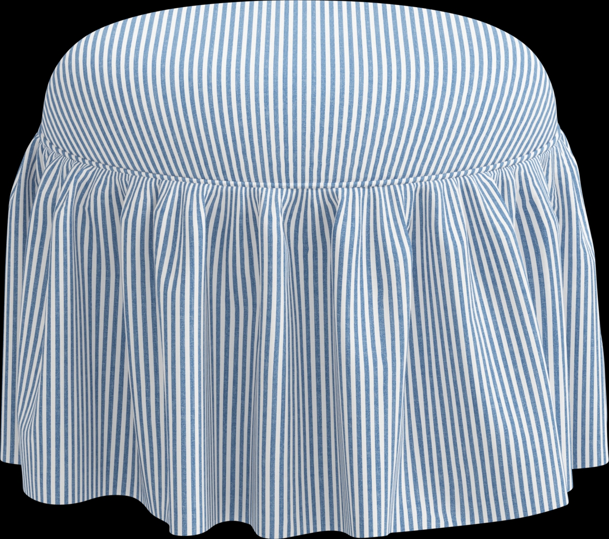 Nkosi Blue Ottoman - Thumbnail - Image 4