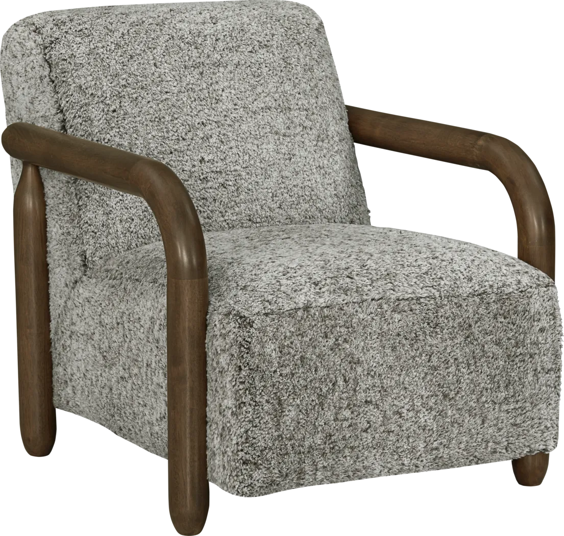 Noah Brown Accent Chair - Thumbnail - Image 1