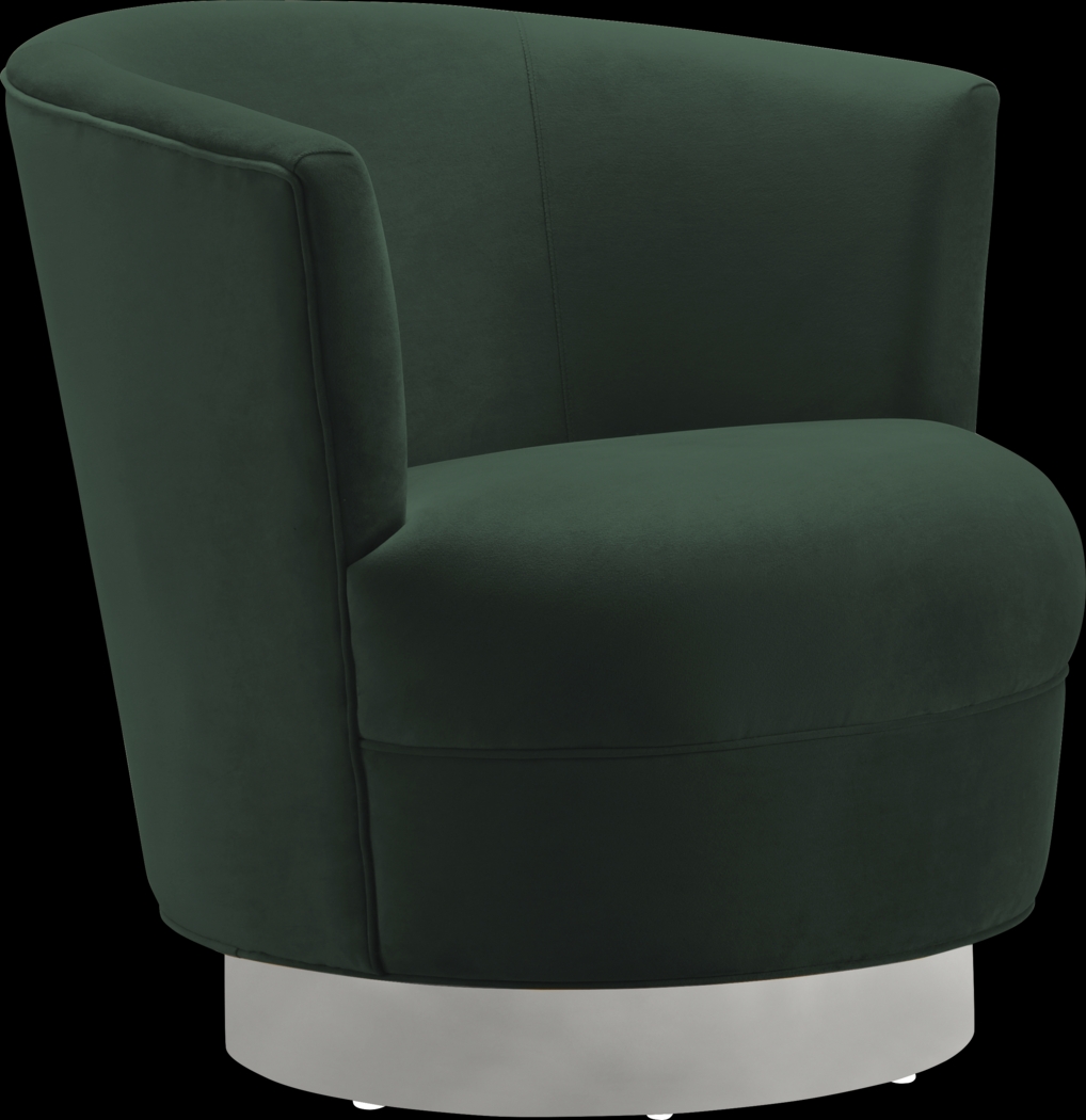 Noah Place Green Swivel Chair - Thumbnail - Image 1