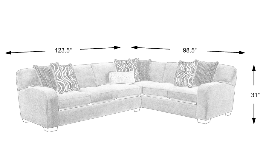 Dimension Image. Please refer to the Dimension Tab on this page for dimension details.