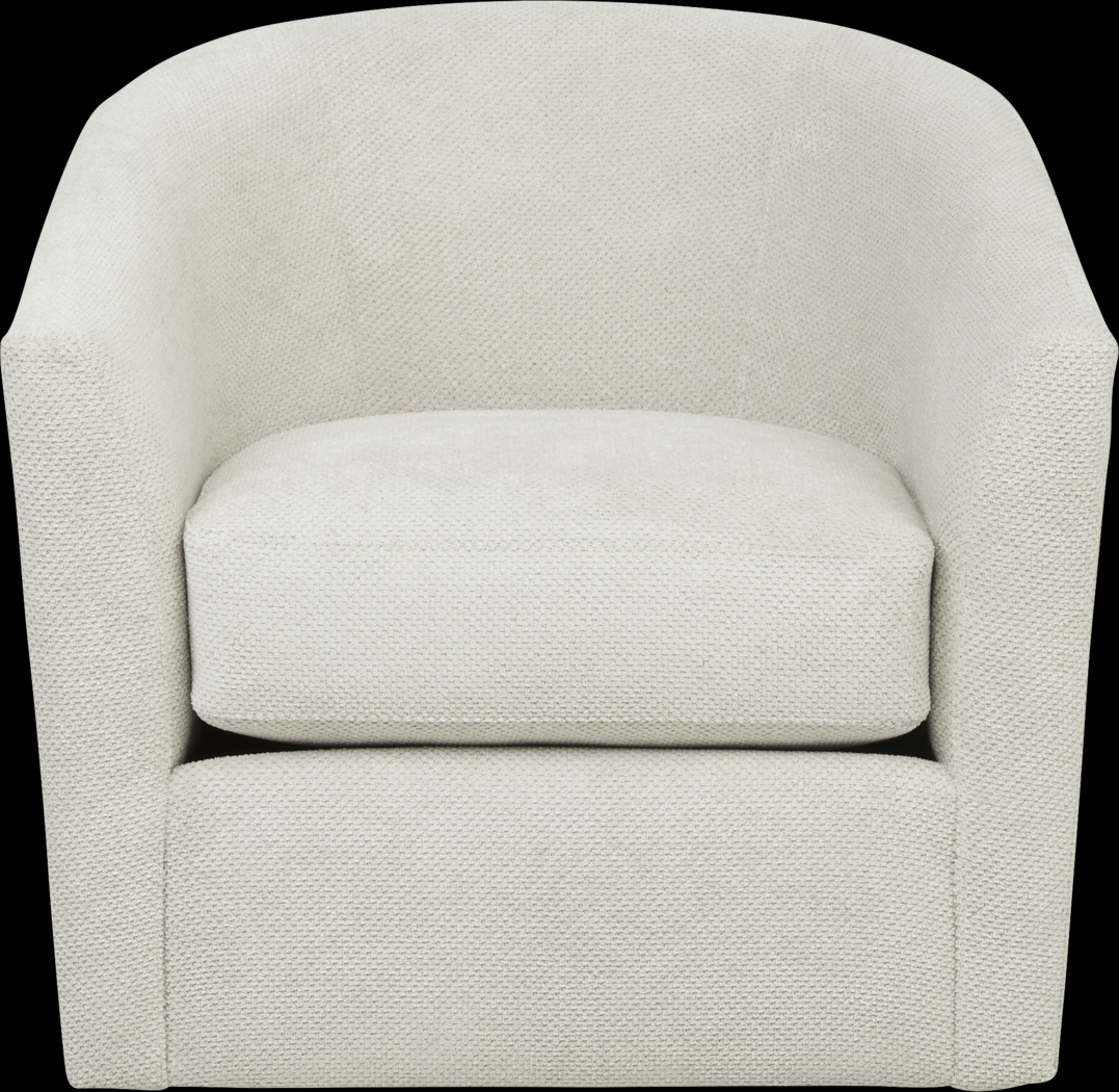 Nob Hill Beige Swivel Chair - Thumbnail - Image 2