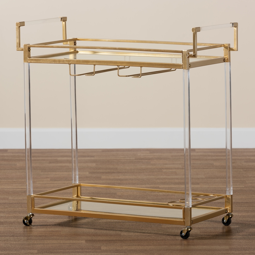 Nochaway Gold Bar Cart - Thumbnail - Image 10