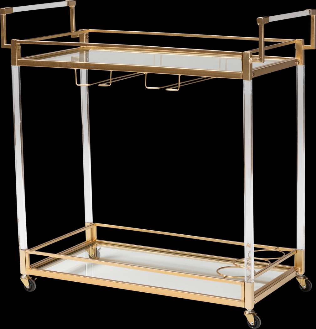 Nochaway Gold Bar Cart - Thumbnail - Image 1