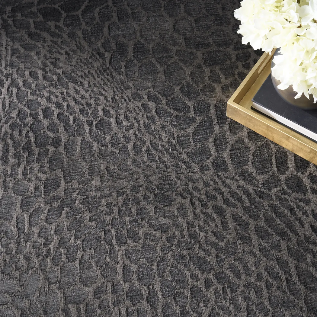 Nocturne Black 5'3 x 7'3 Rug - Thumbnail - Image 6