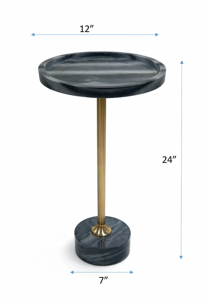 Noculi Gold/Black Accent Table - Thumbnail - Image 8