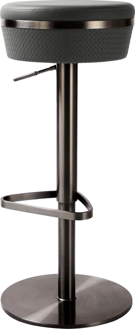 Nocumi Dark Gray Adjustable Barstool - Thumbnail - Image 1