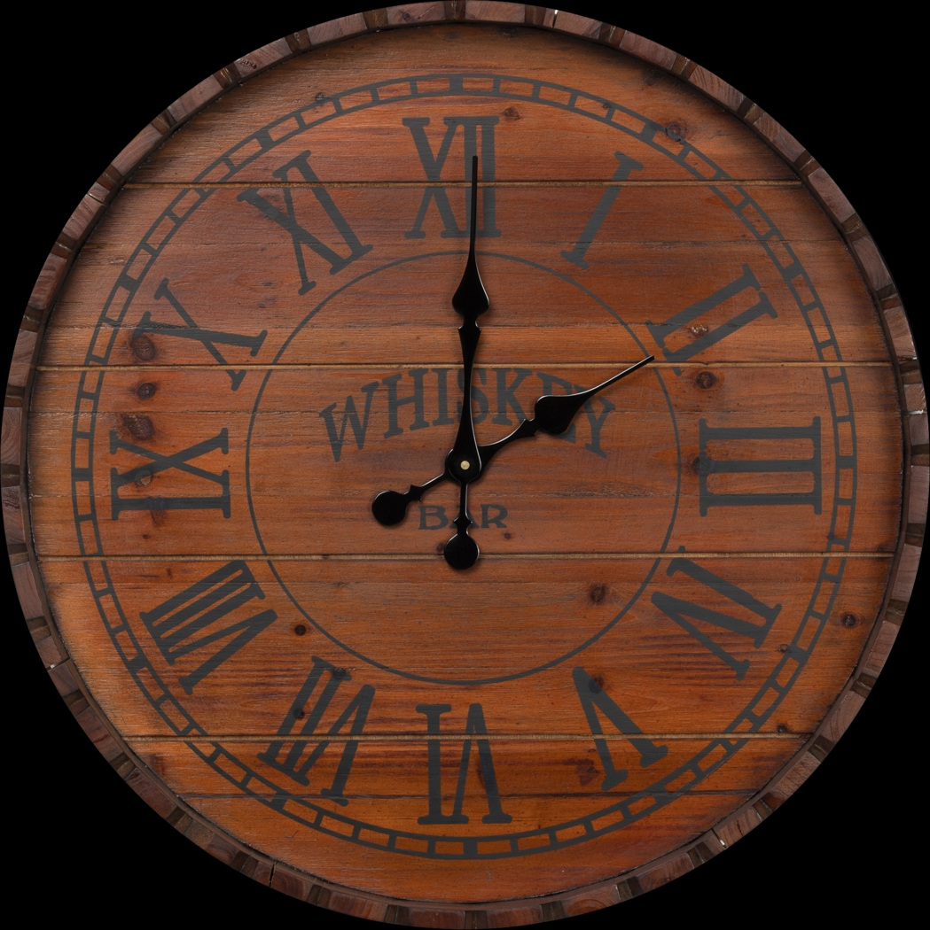 Noelfolk Brown Clock - Thumbnail - Image 1