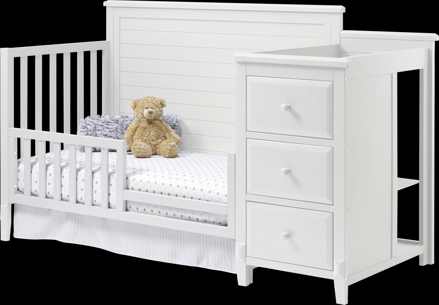 Noelia White Crib with Changer - Thumbnail - Image 3