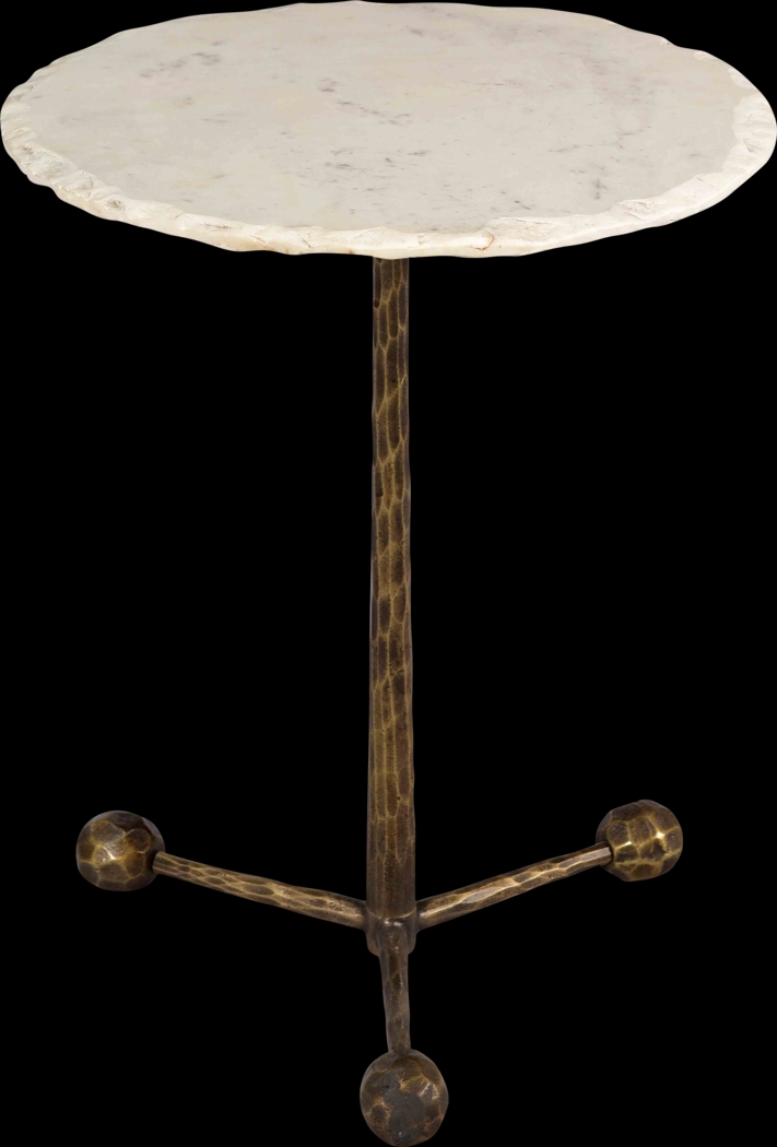 Noellar White End Table - Thumbnail - Image 3