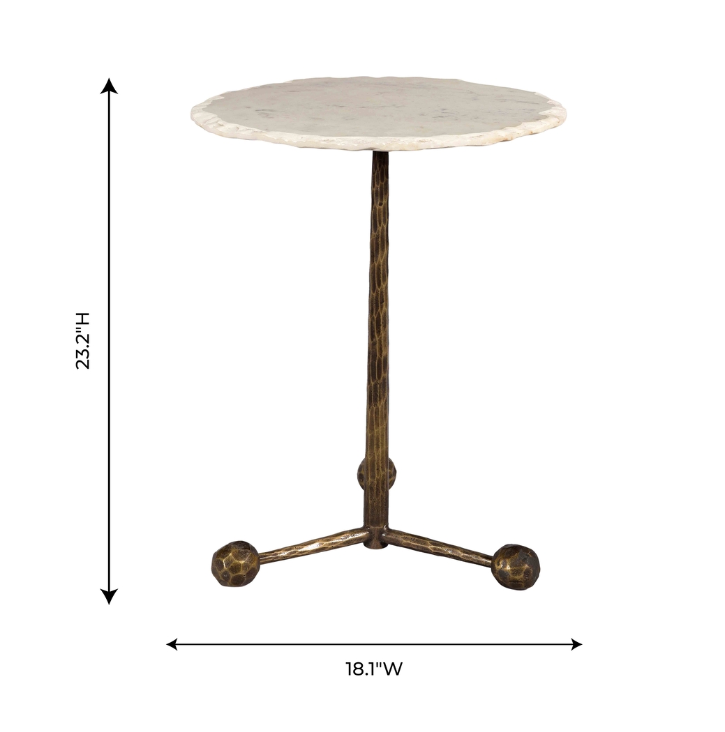 Noellar White End Table - Thumbnail - Image 6