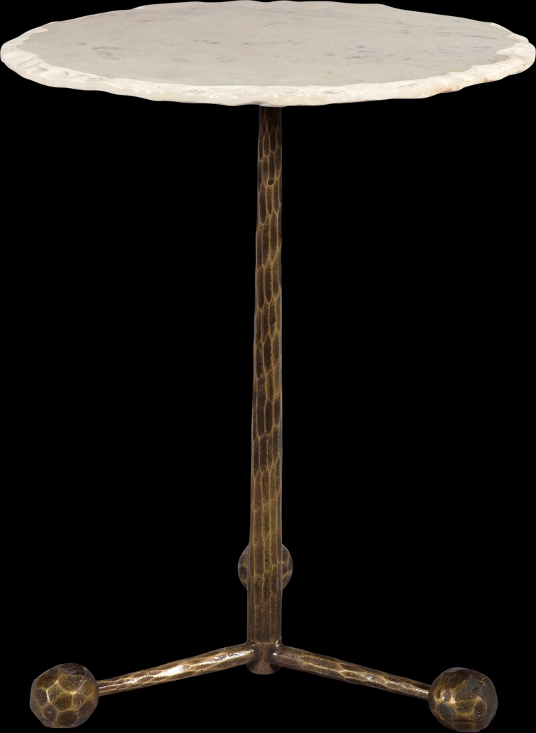 Noellar White End Table - Thumbnail - Image 1